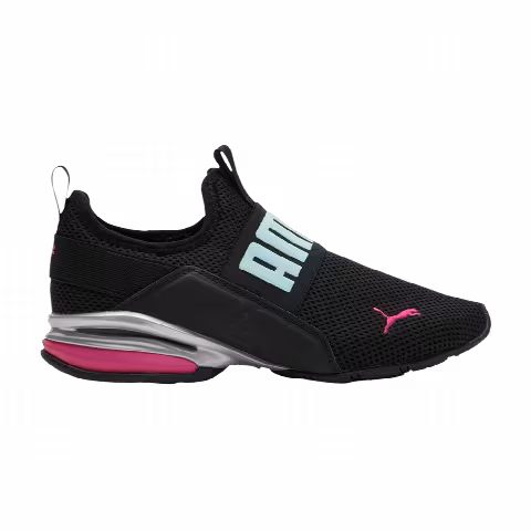 Puma Wmns Axelion Slip-On 'Black Bright Rose'
