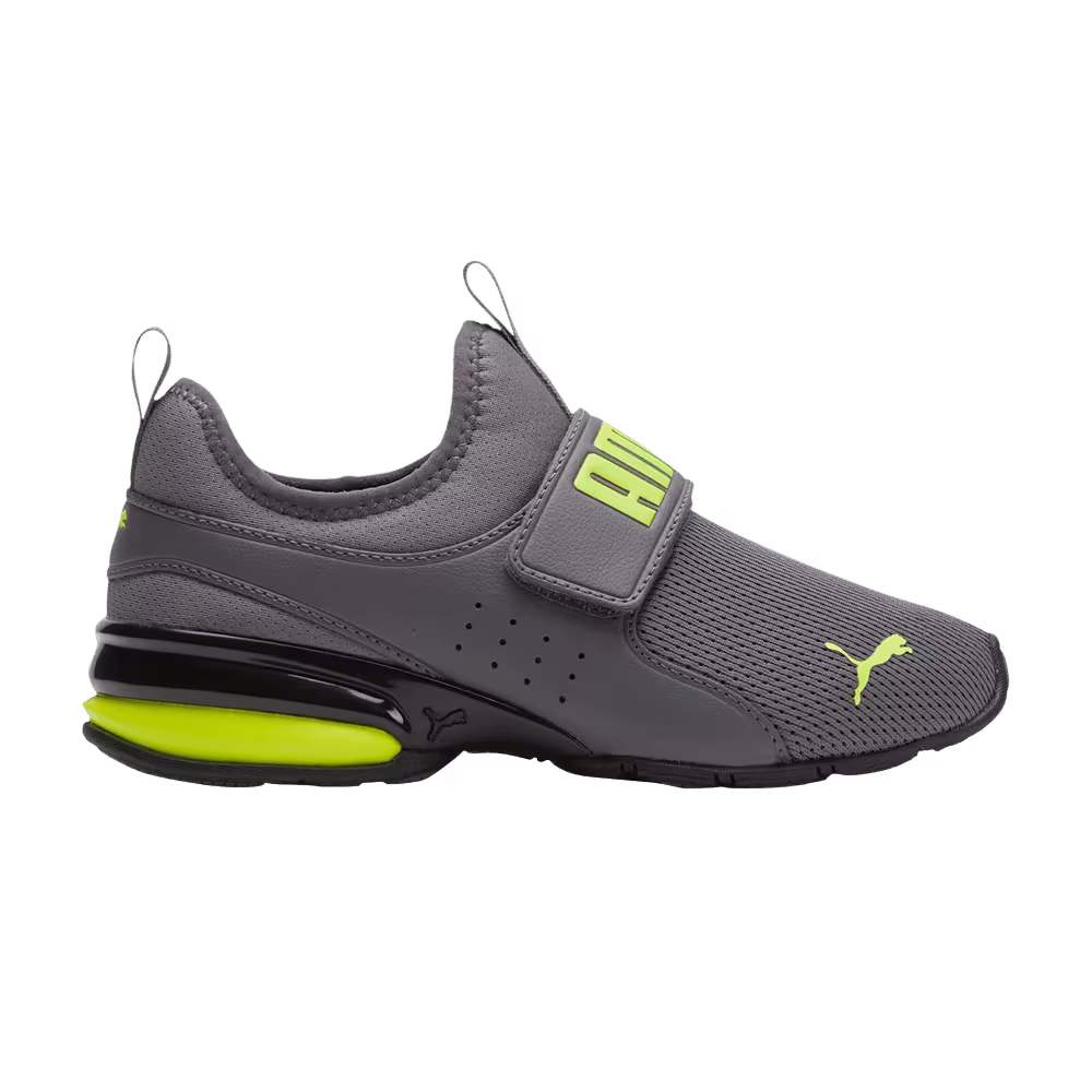 Puma Axelion Slip-On Big Kid Castlerock Lime