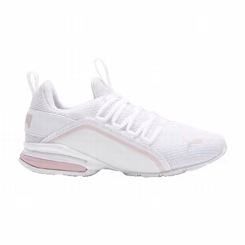 Puma Wmns Axelion Metallic Wide 'White Chalk Pink'