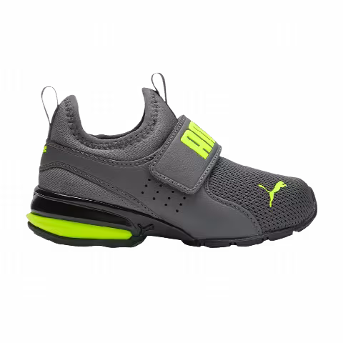 Puma Axelion Slip-On Little Kid 'Castlerock Lime'