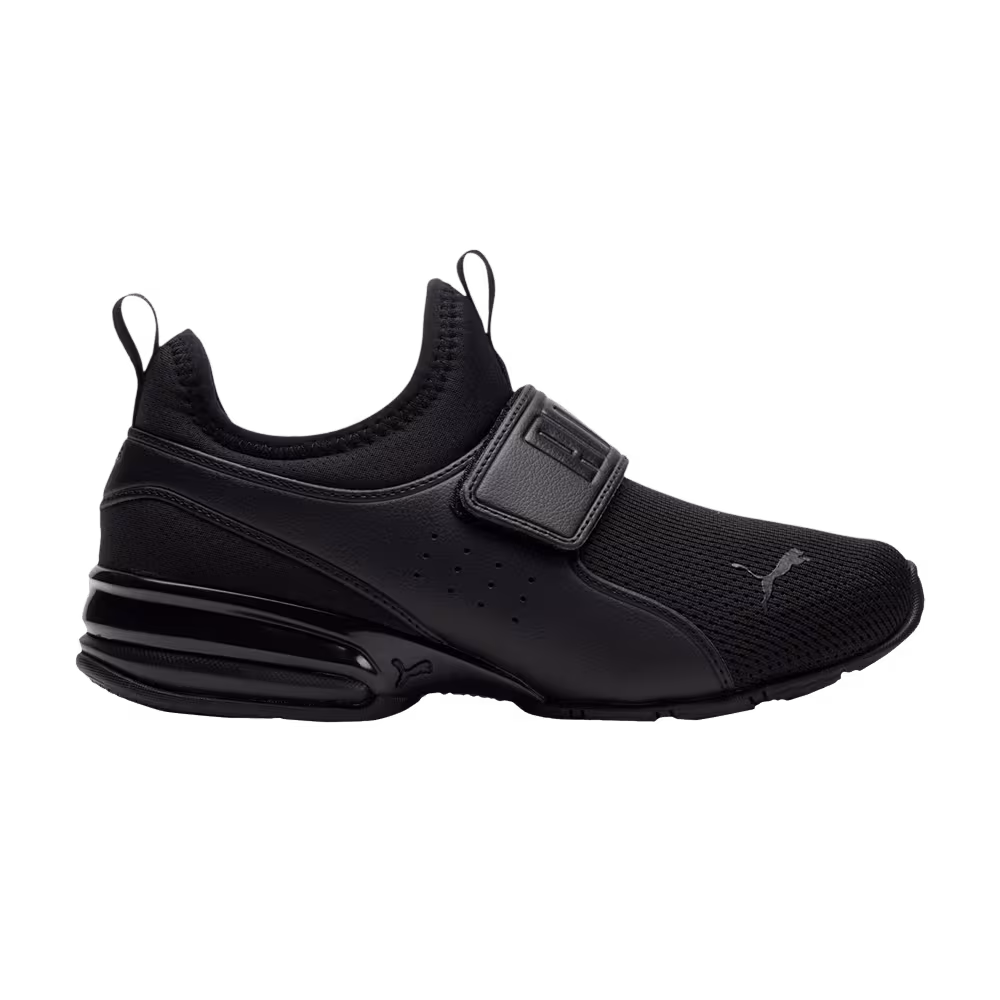 Puma Axelion Slip-On Big Kid Triple Black