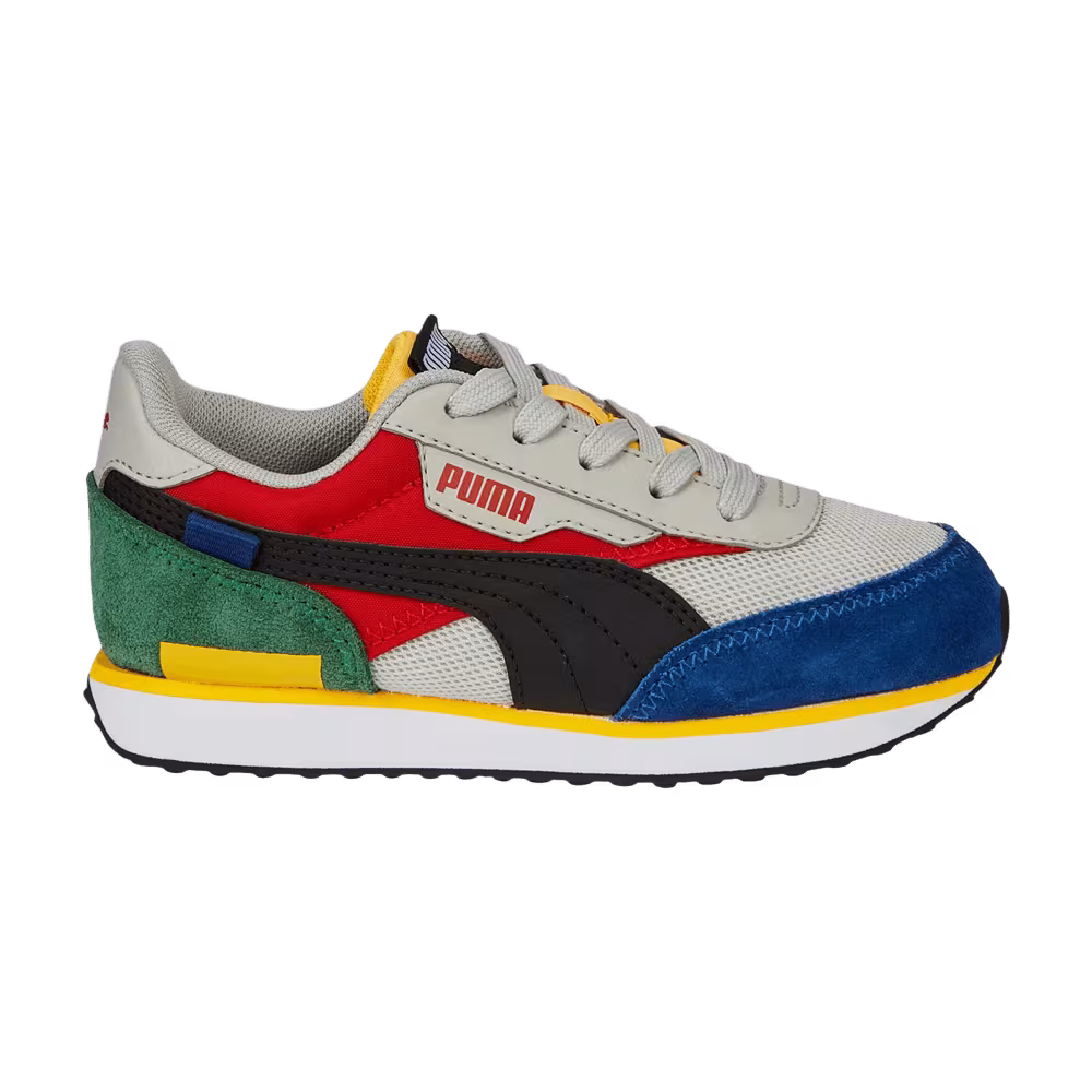 Puma Future Rider Splash Little Kid Burnt Red Grey Violet