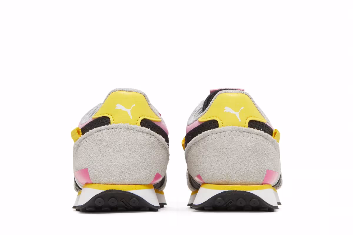 Puma Future Rider Splash Infant White Prism Pink, view 7