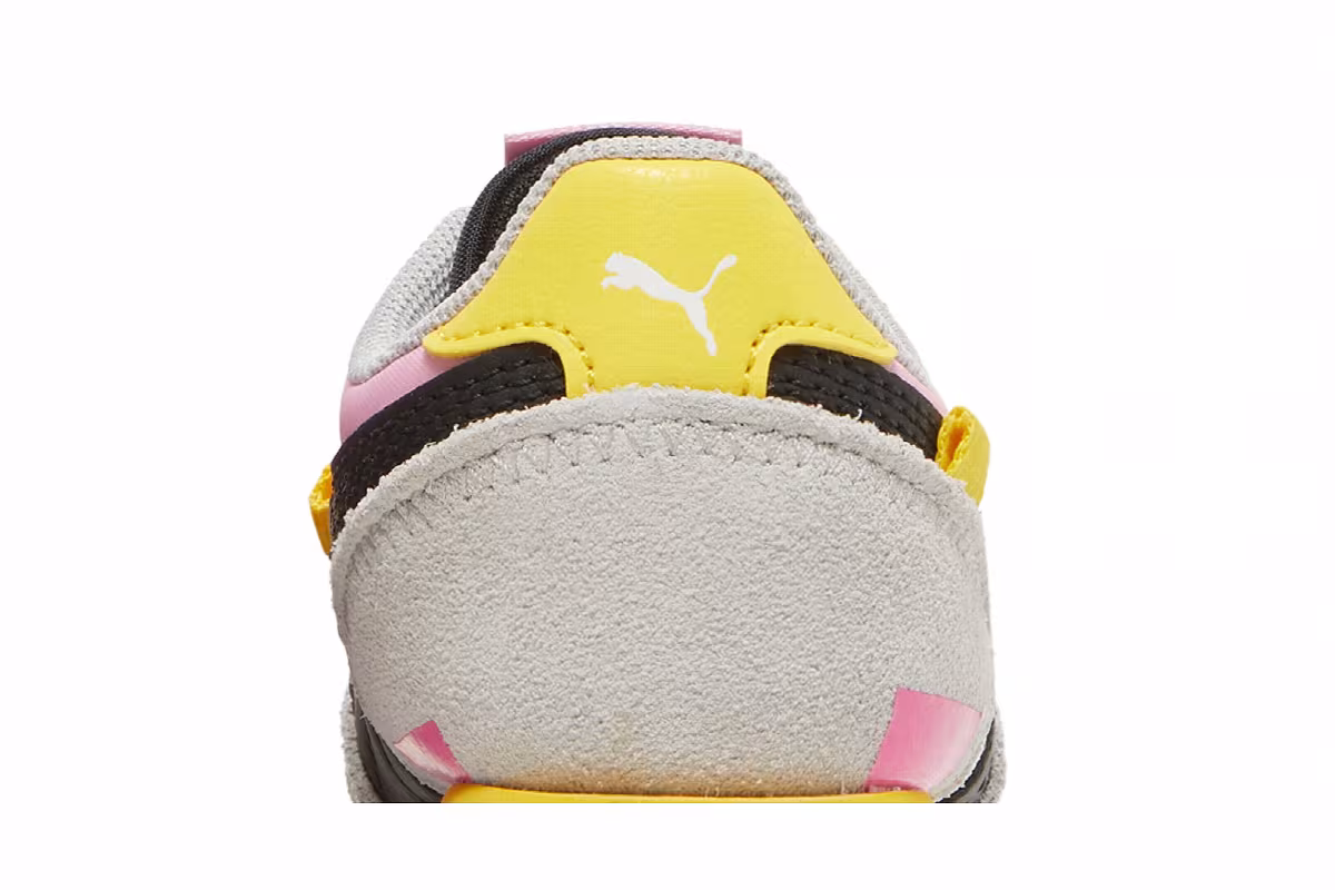 Puma Future Rider Splash Infant White Prism Pink, view 8