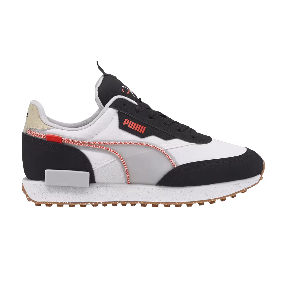 Puma Future Rider Jr White Black Gum