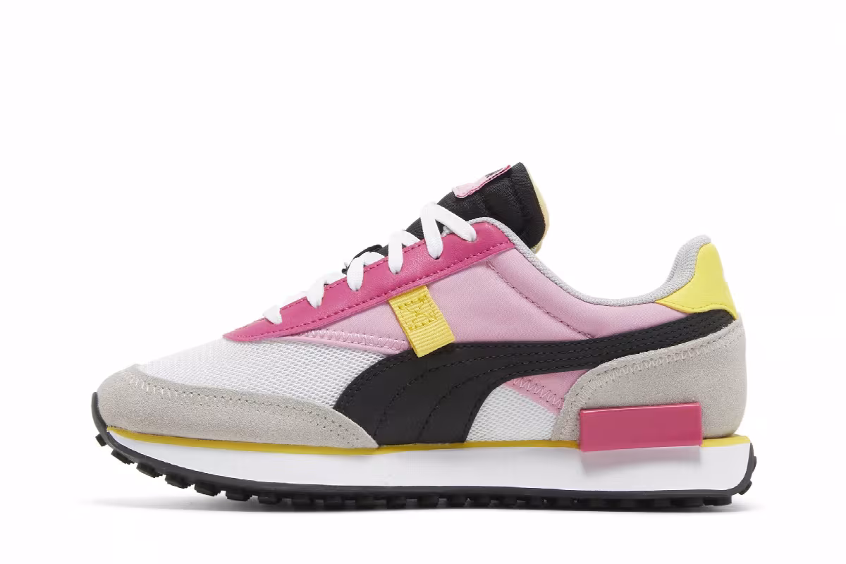 Puma Future Rider Splash Jr White Prism Pink, view 4