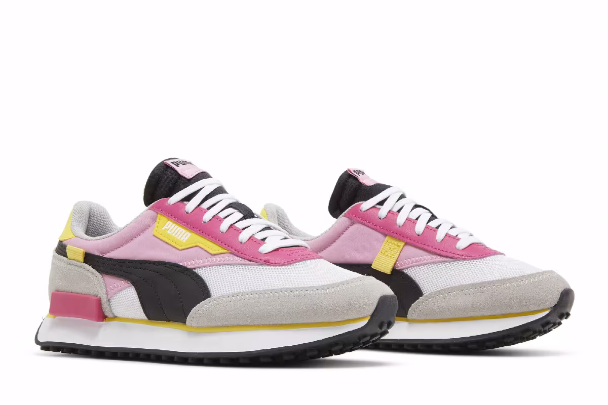 Puma Future Rider Splash Jr White Prism Pink, view 9