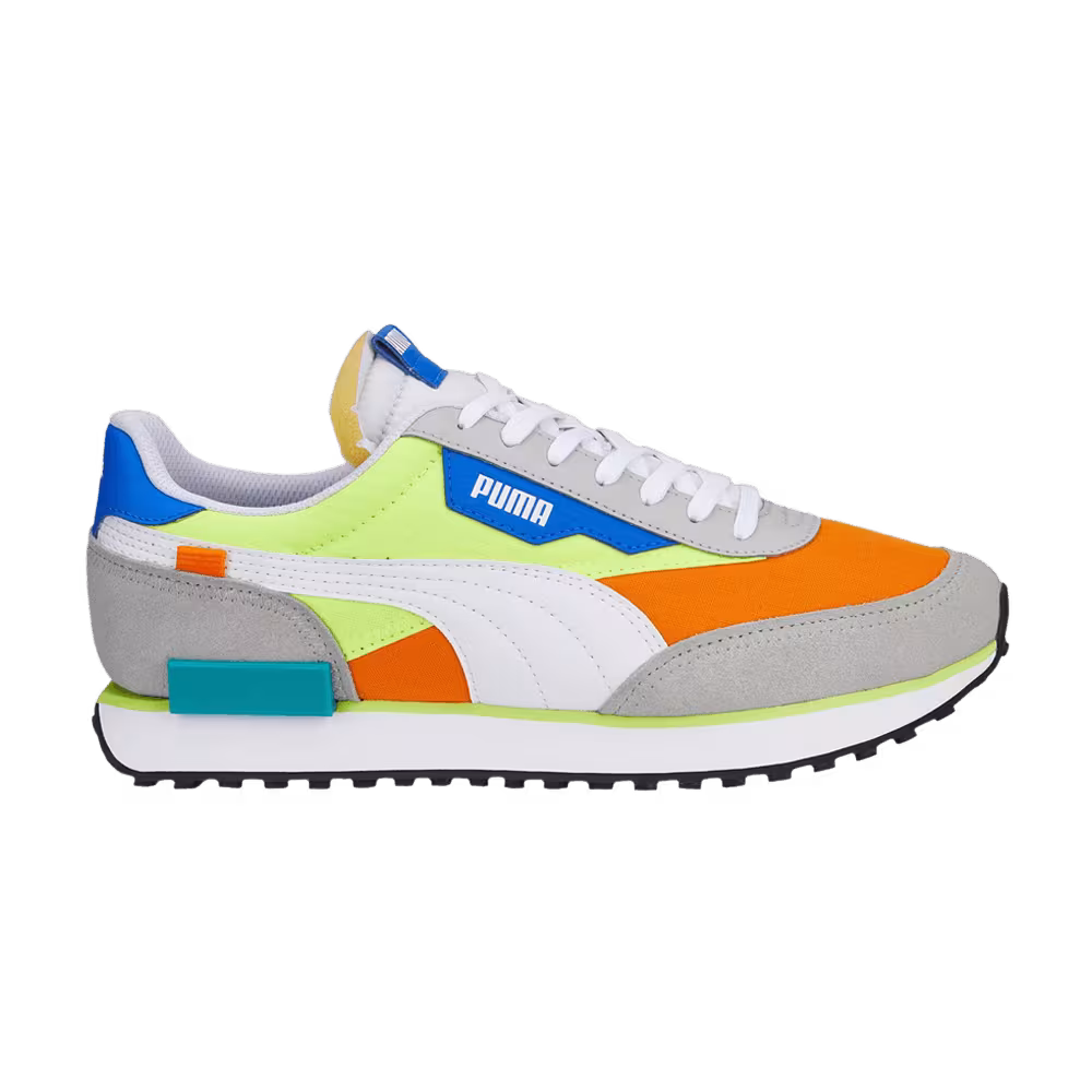 Puma Future Rider Play On Vibrant Orange Harbor Mist