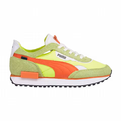 Puma Wmns Future Rider Cut-Out Vintage 'Yellow Alert Dragon Fire'