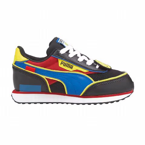 Puma SmileyWorld x Future Rider Little Kid 'Black Royal Blue'