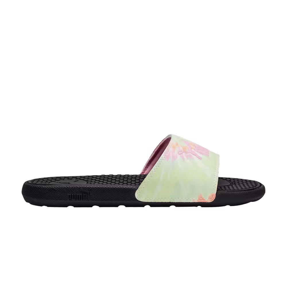 Puma Women's Cool Cat Slide Twist - Pink Green Tie Dye