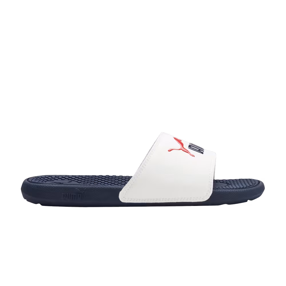 Puma Cool Cat Slides Jr White Peacoat