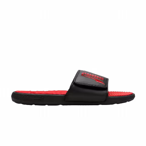 Puma Cool Cat Formstrip Slides 'Black High Risk Red'
