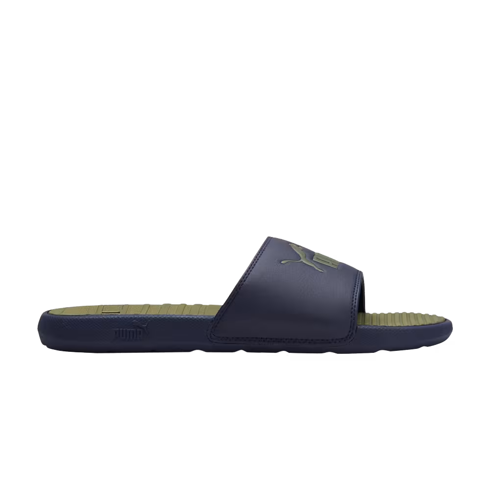 Puma Cool Cat Slides Peacoat Dark Green Moss