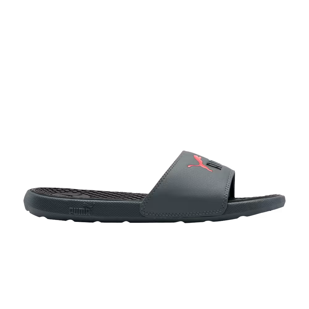 Puma Women's Cool Cat Slides Castlerock Black