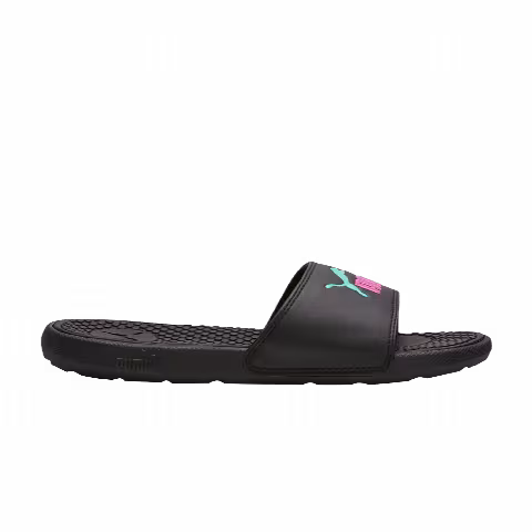 Puma Wmns Cool Cat Slides 'Black Luminous Pink'