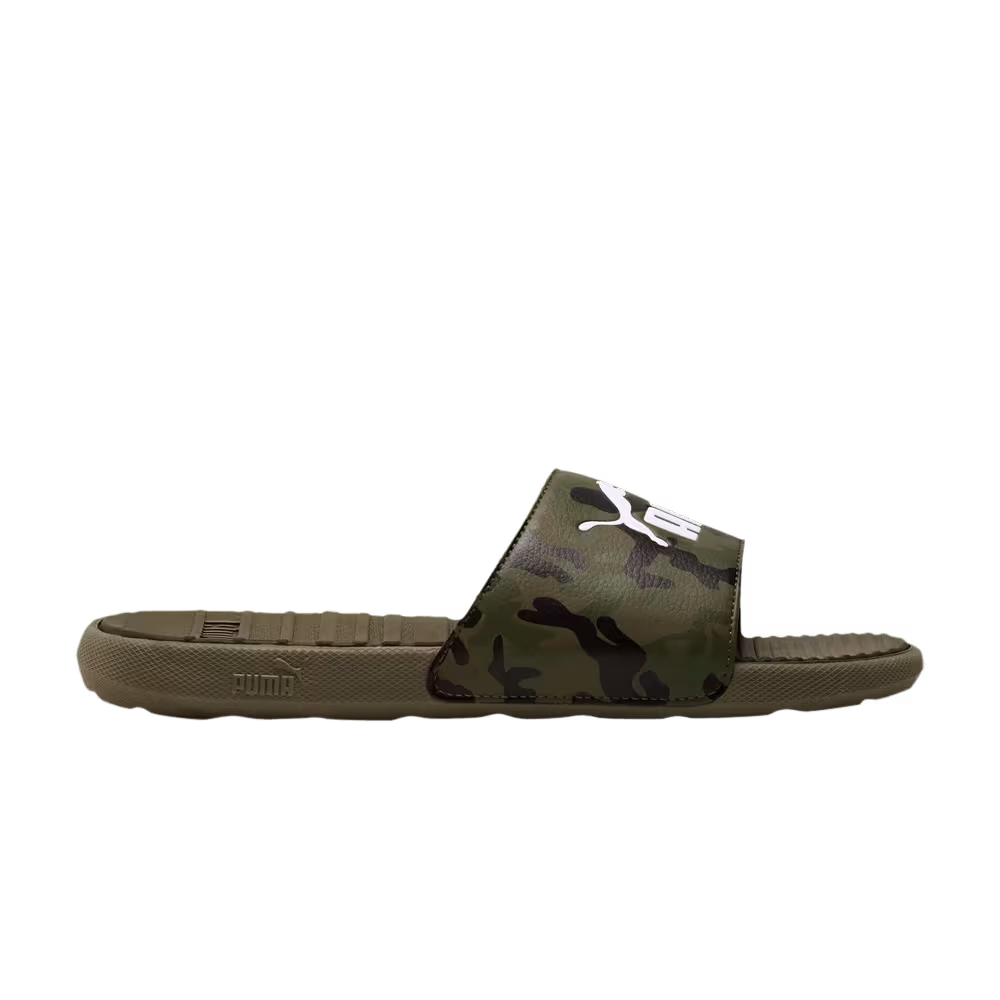 Puma Cool Cat Slide Camo - Dark Olive