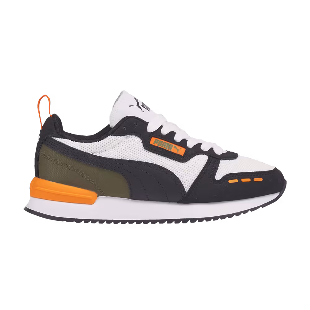 Puma R78 Jr White Vibrant Orange