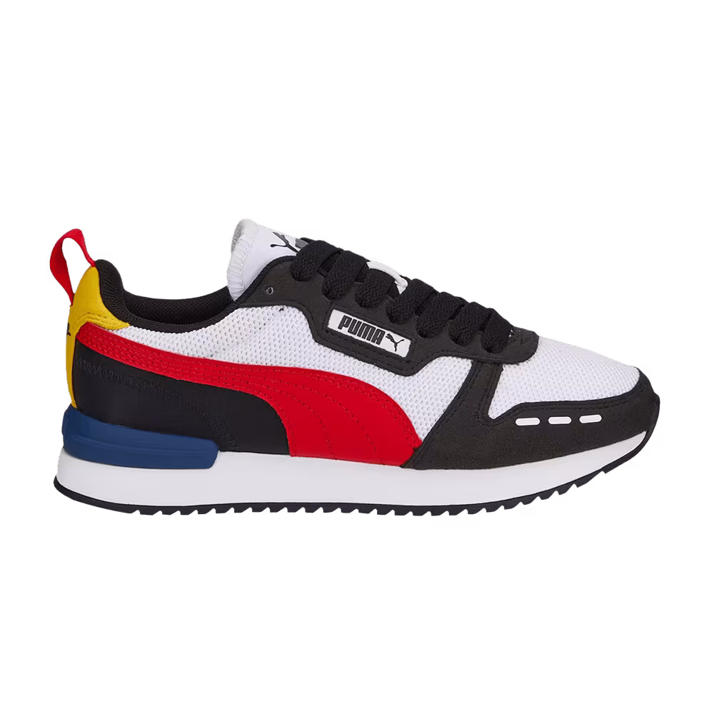 Puma R78 Big Kid Black Red Blue