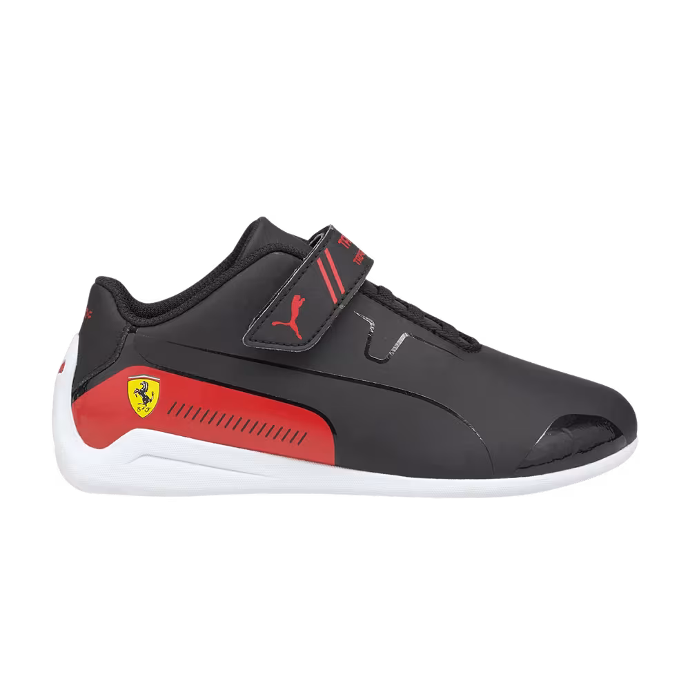 Scuderia Ferrari x Puma Drift Cat 8 Little Kid Black Rosso Corsa