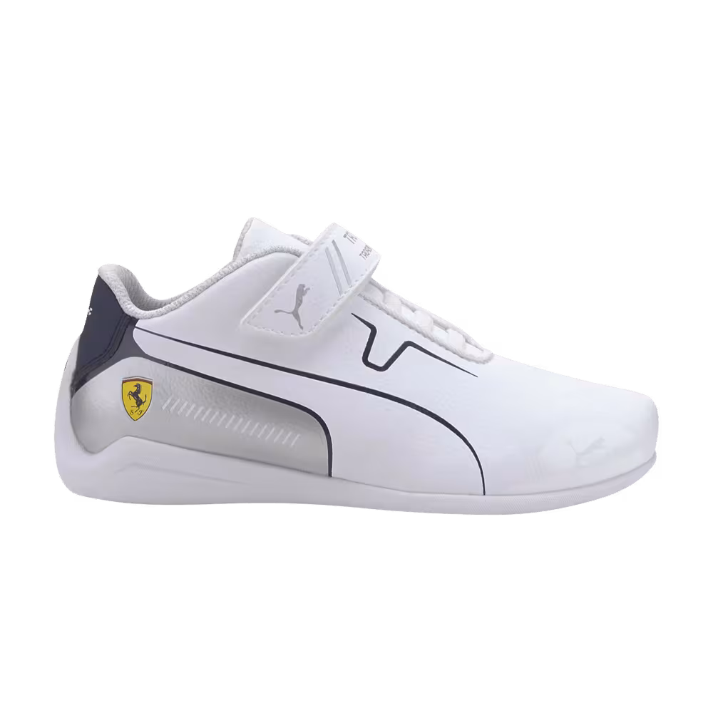 Scuderia Ferrari x Puma Drift Cat 8 Little Kid White Peacoat