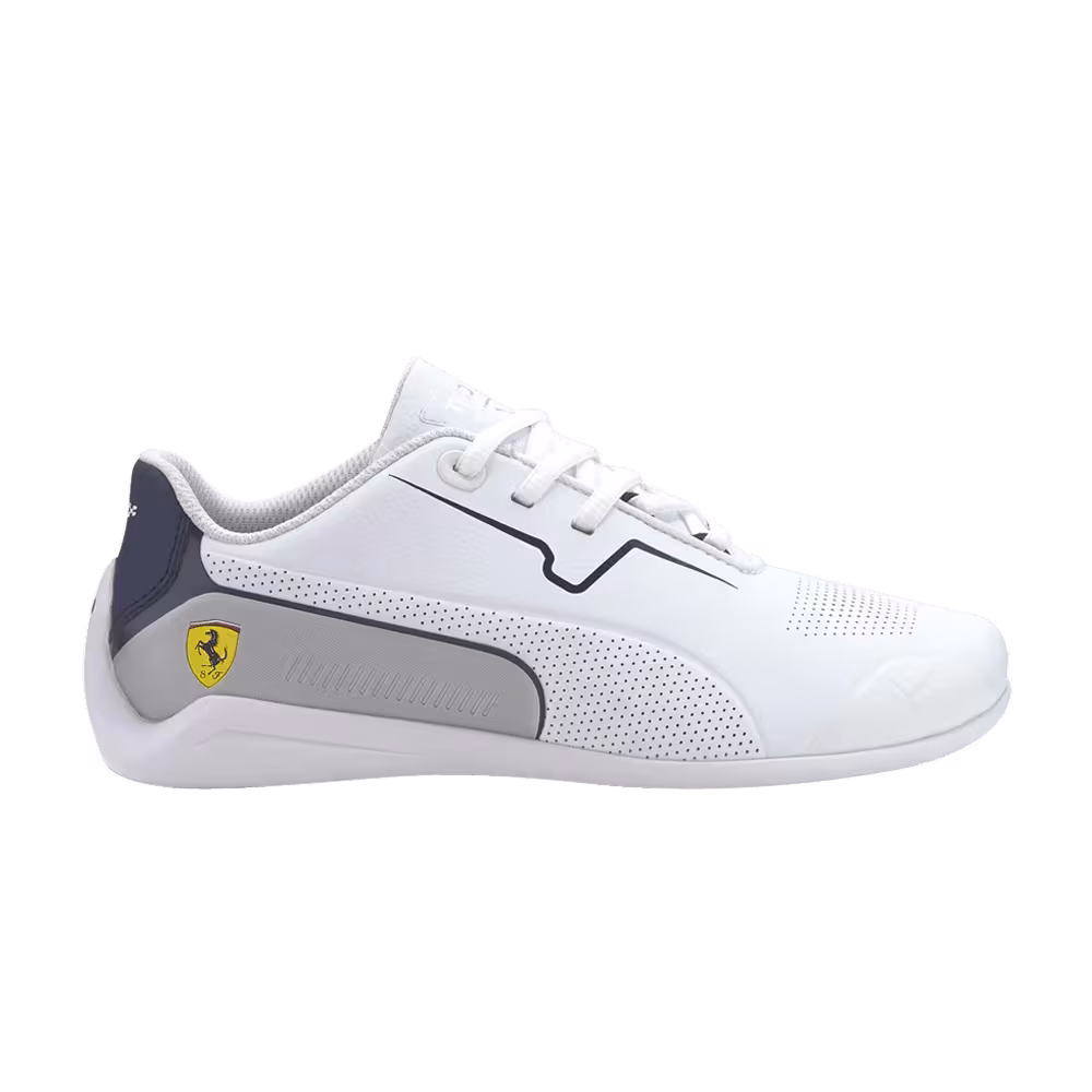 Scuderia Ferrari x Puma Drift Cat 8 Jr White Peacoat