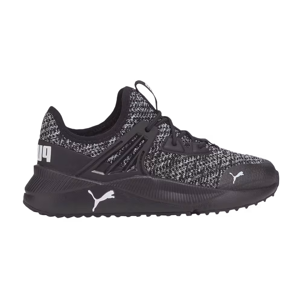 Puma Pacer Future Double-Knit Little Kid Black White