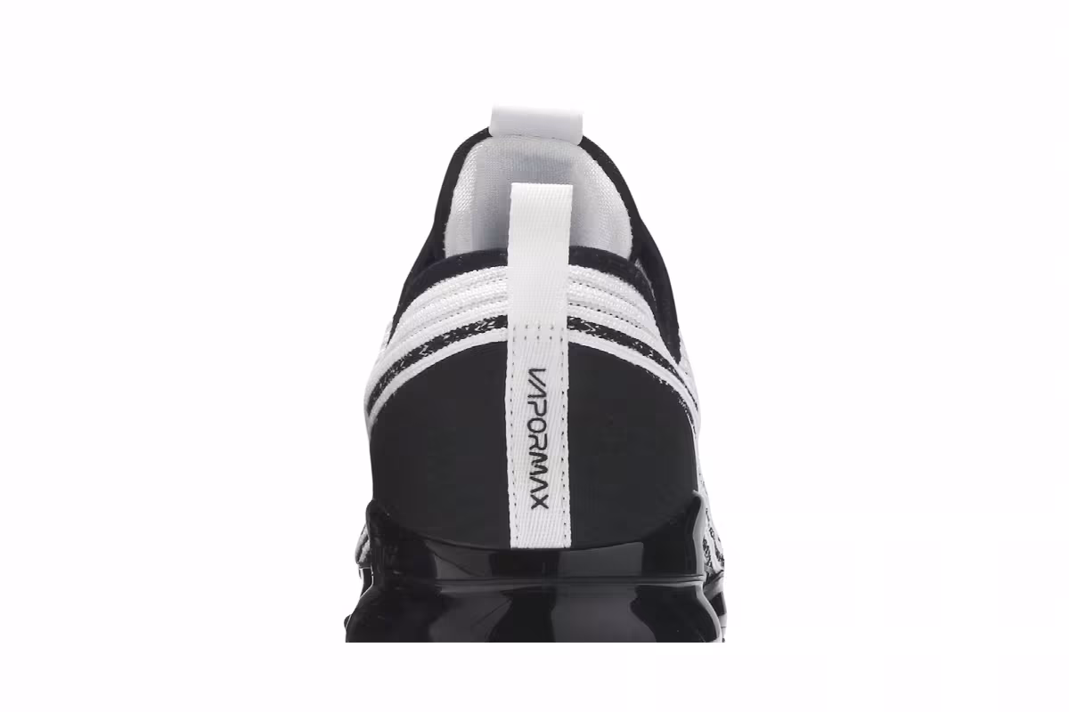 Nike Air VaporMax Flyknit 3 GS White Black, view 8