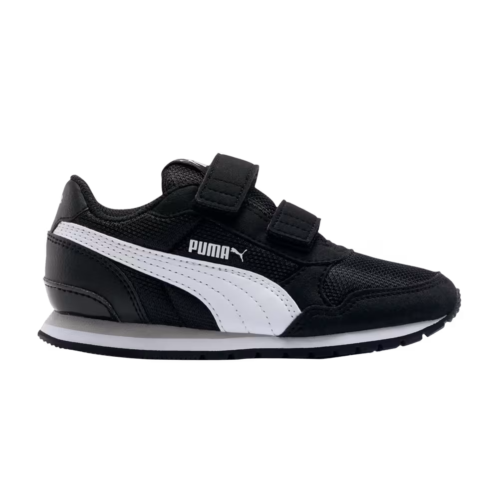 Puma ST Runner V2 Mesh AC Little Kid Black Grey Violet