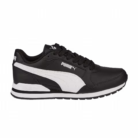 Puma ST Runner v3 Leather Jr 'Black White'