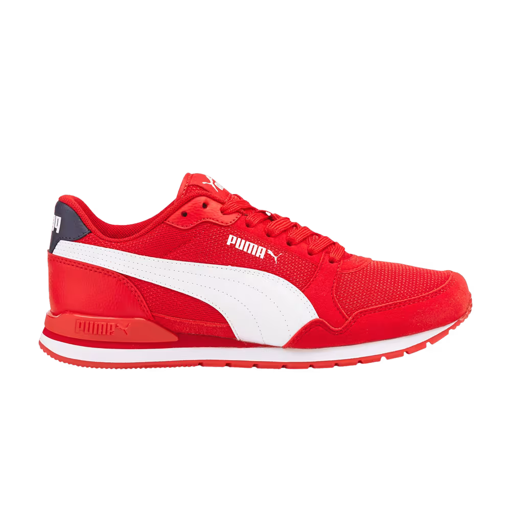 Puma ST Runner v3 Mesh Big Kid High Risk Red