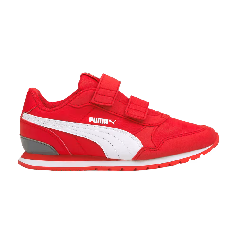 Puma ST Runner V2 Little Kid Poppy Red White