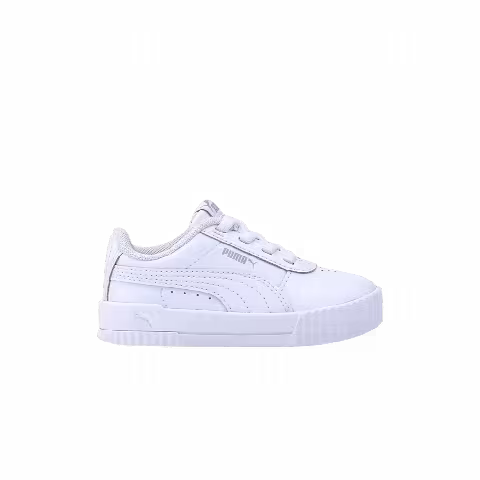 Puma Carina Leather Infant 'White Grey Violet'