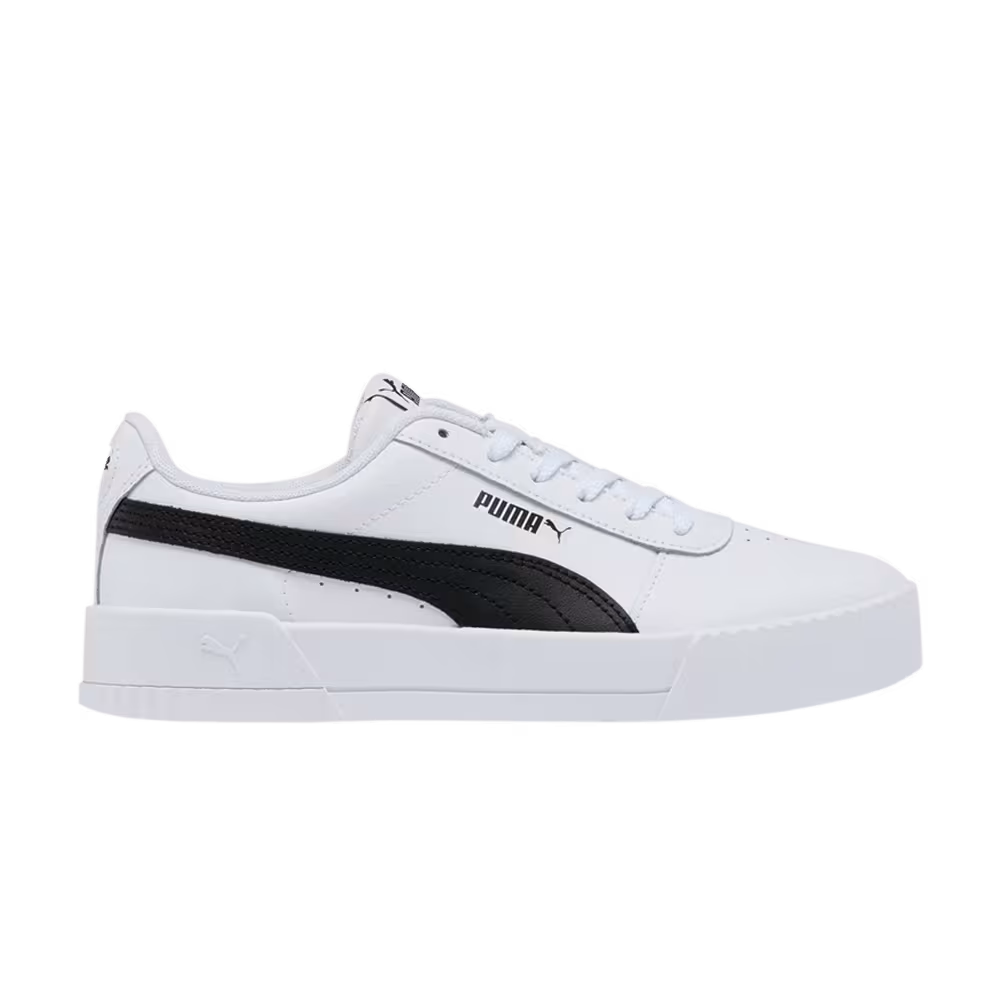 Puma Women's Carina Leather White Black