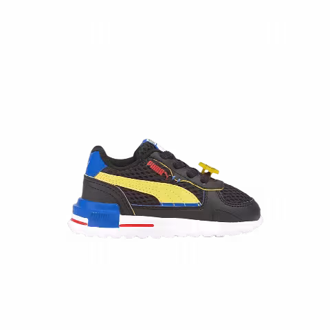 SmileyWorld x Puma Graviton Infant 'Black Vibrant Yellow'
