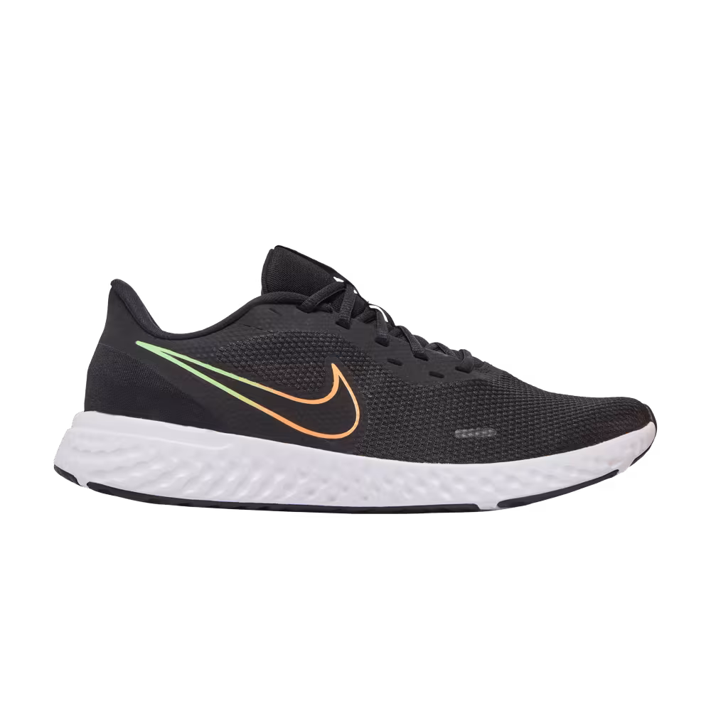 Nike Revolution 5 Black Atomic Orange