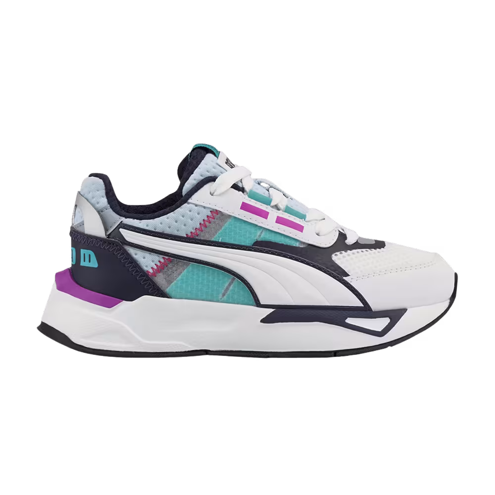 Puma Mirage Sport Tech Little Kid White Deep Orchid