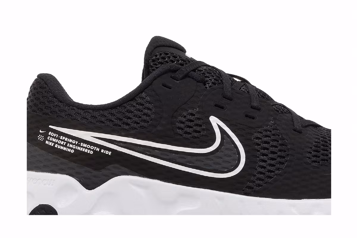 Nike Renew Ride 2 Black White, view 3