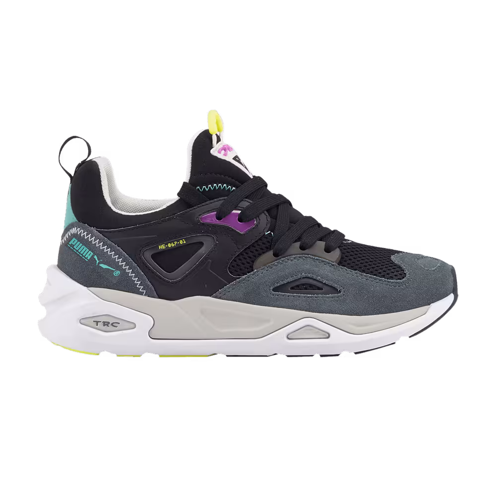 Puma TRC Blaze Big Kid Black Dark Slate