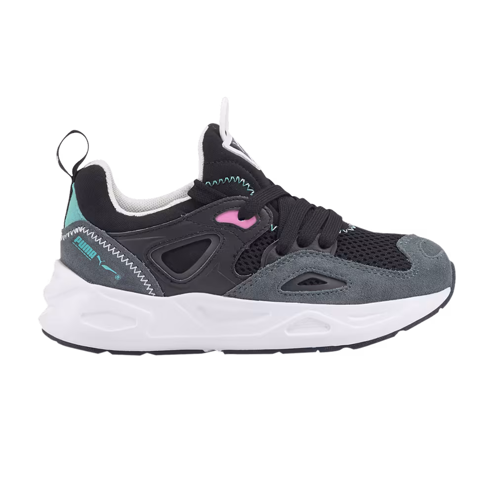Puma TRC Blaze Little Kid Black Dark Slate