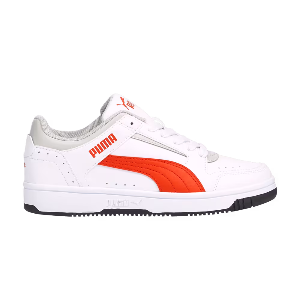 Puma Rebound Joy Low Jr White Cherry Tomato