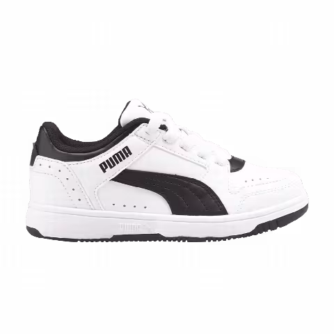 Puma Rebound Joy Low Little Kid 'White Black'
