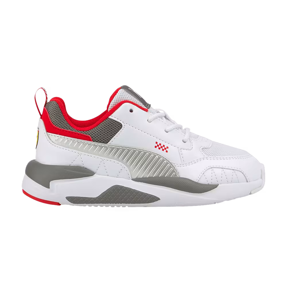 Scuderia Ferrari x Puma X-Ray 2 AC Little Kid White Smoked Pearl
