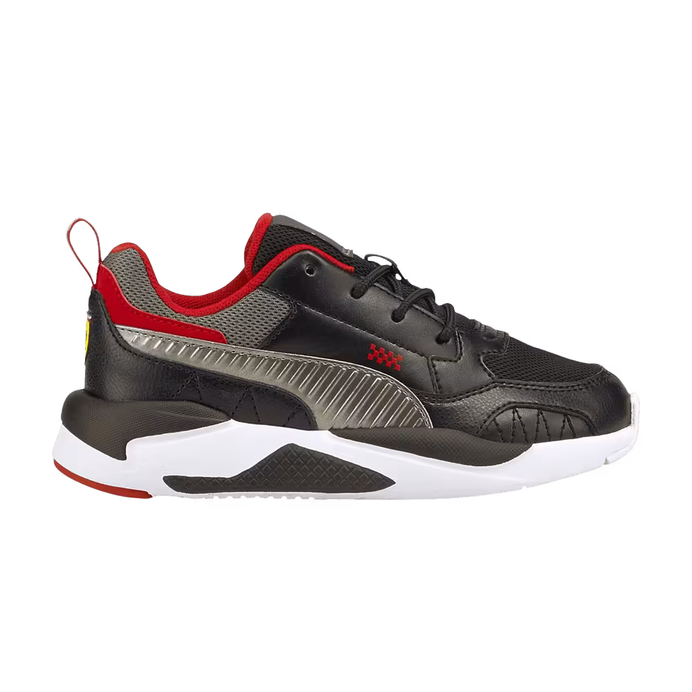 Scuderia Ferrari x Puma X-Ray 2 AC Little Kid Black Smoked Pearl
