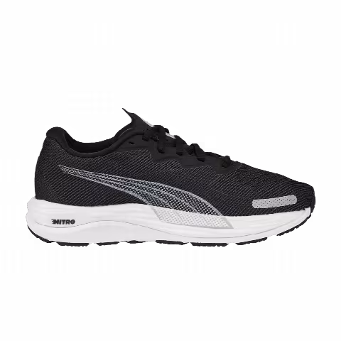Puma Wmns Velocity Nitro 2 Wide 'Black Metallic Silver'