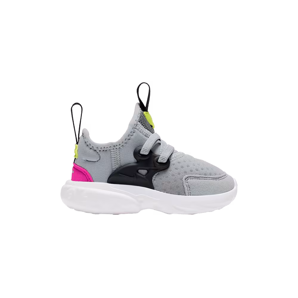 Nike React Presto TD Wolf Grey Rush Pink