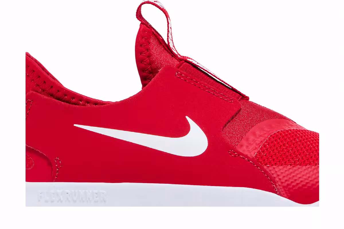 Nike Flex Runner PS University Red White, view 3