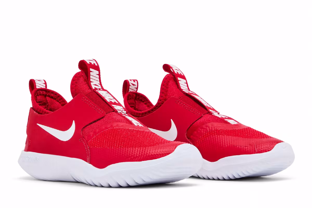 Nike Flex Runner PS University Red White, view 9