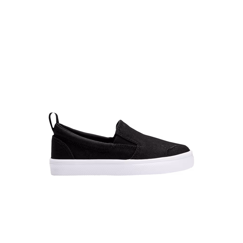 Puma Bari Slip-On Little Kid Black White