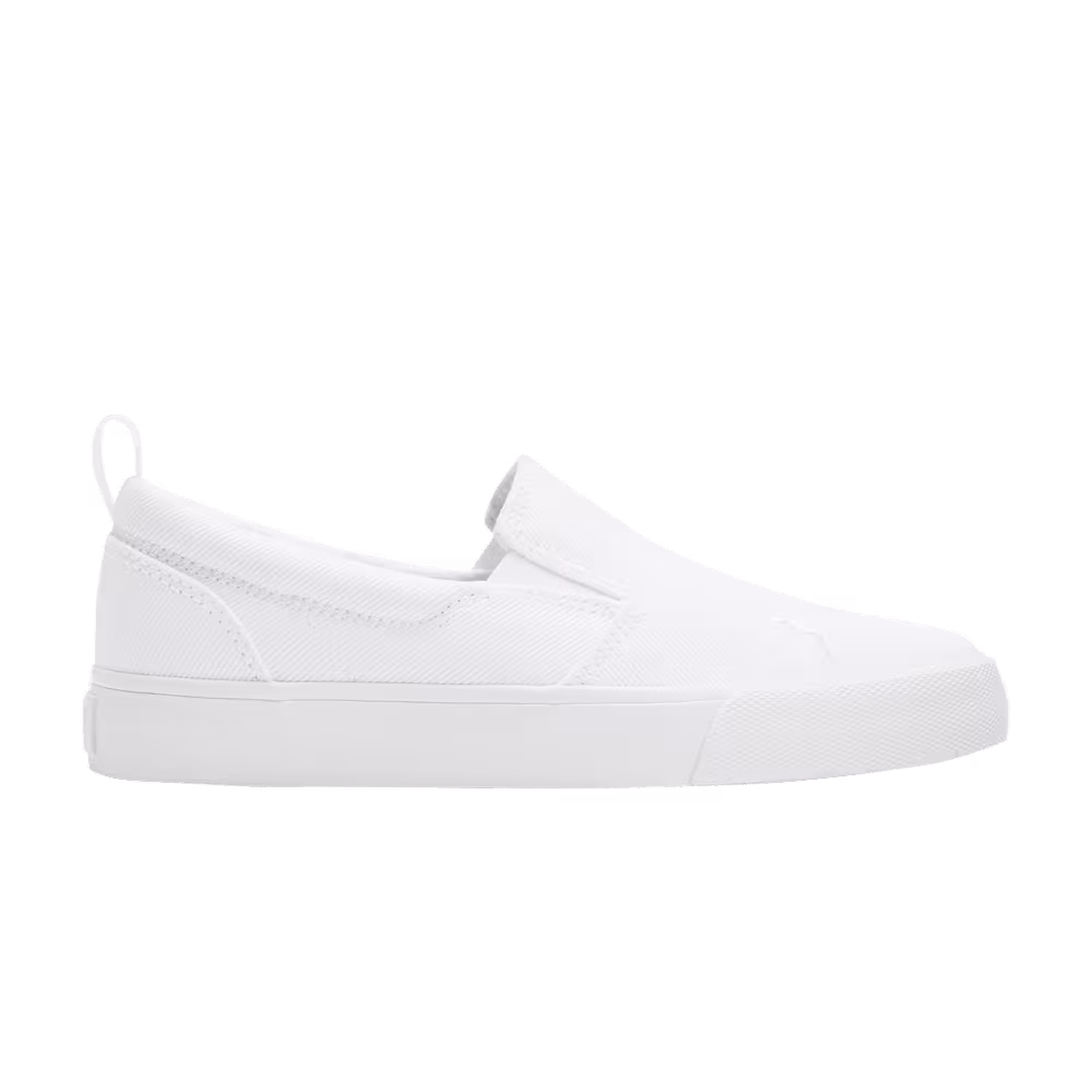 Puma Bari Slip-On Jr White Silver